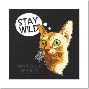 Stay wild T-shirt Posters and Art